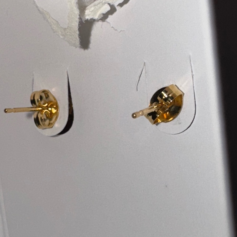 Harper Grace 18K Gold Over Sterling Silver Oval Stud Earrings - Picture 14 of 15